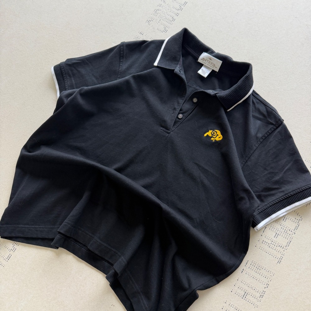 Vintage 90's‎ Antigua Colorado Buffaloes Polo T-shirt